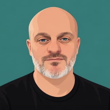 Illustrated portrait of Brett Campbell